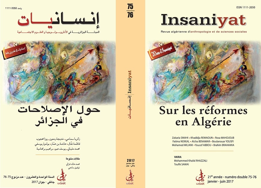 Sur les réformes en Algérie 