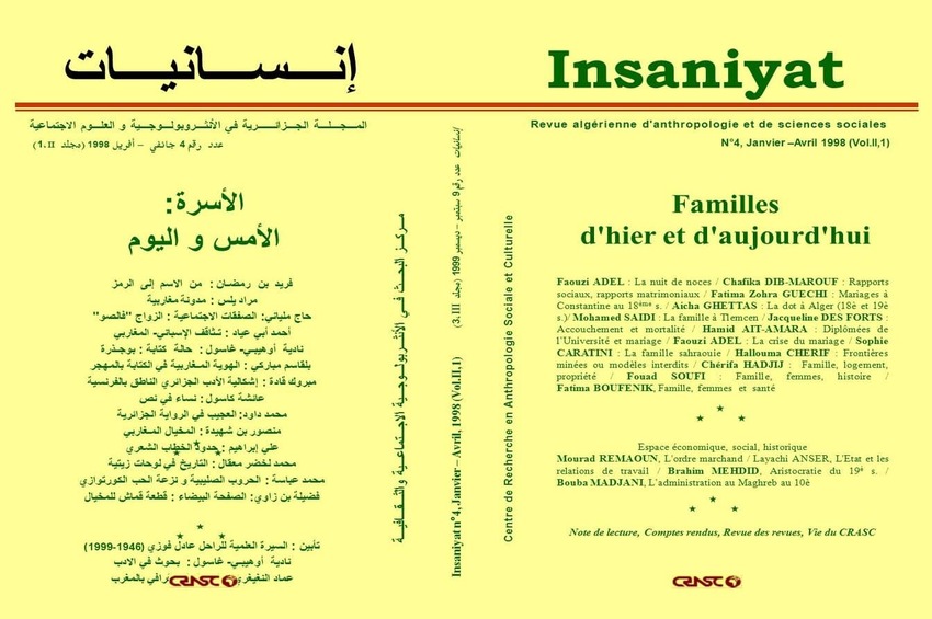 cover_caption 4 – Familles d'hier et d'aujourd'hui