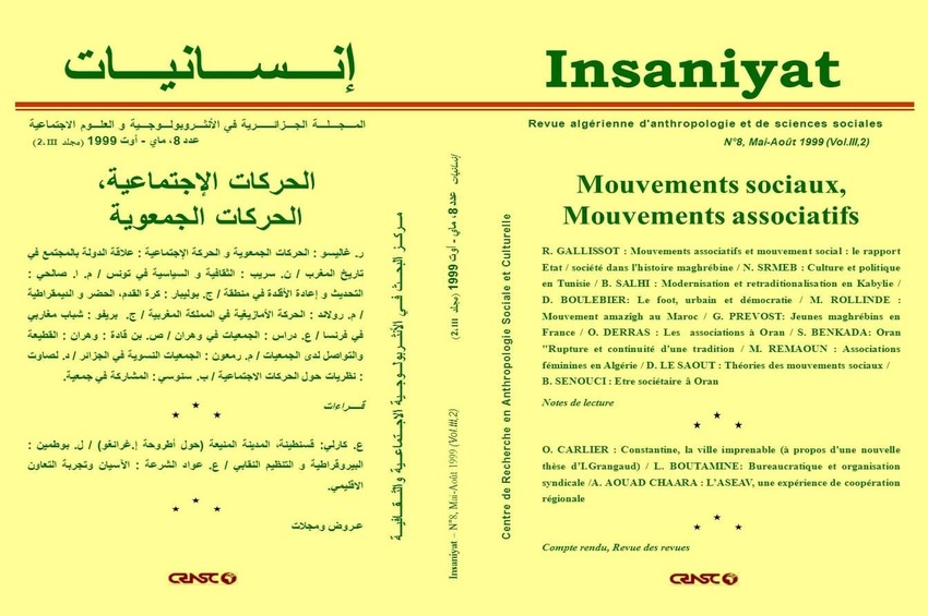 cover_caption 8 – Mouvements Sociaux, Mouvements Associatifs