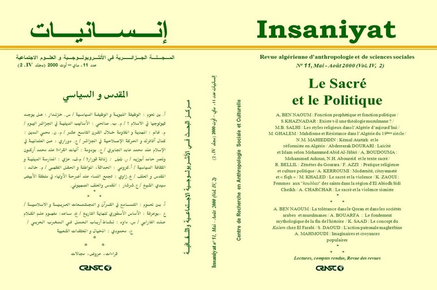 cover_caption 11 – Le Sacré et le Politique