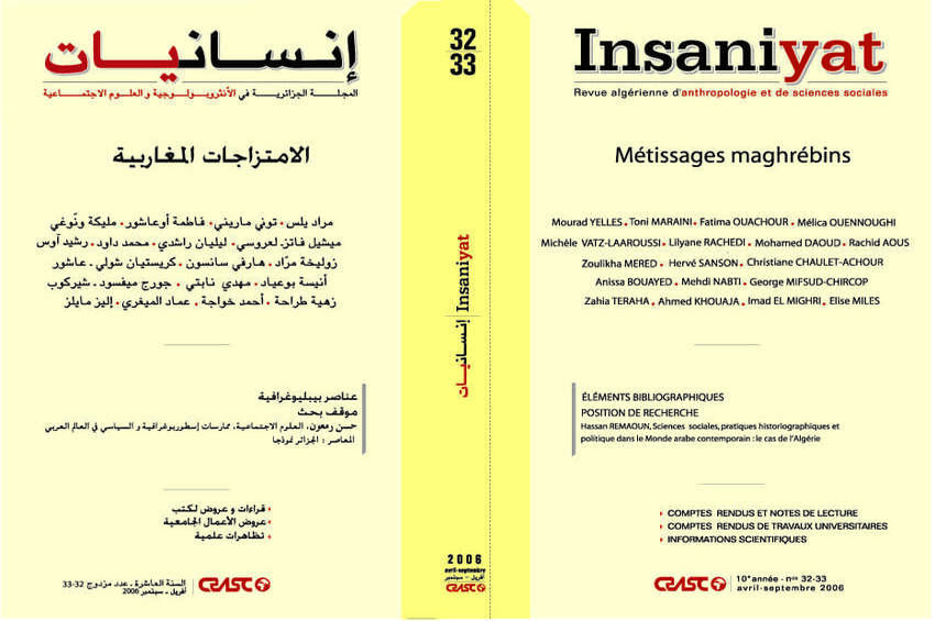 cover_caption 32-33 – Métissage maghrébins