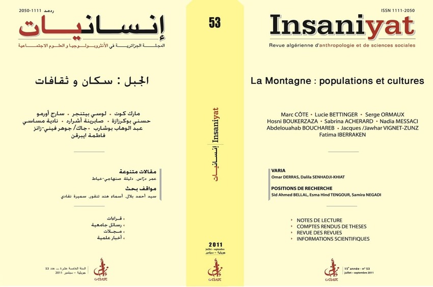 cover_caption 53 – La Montagne : populations et cultures