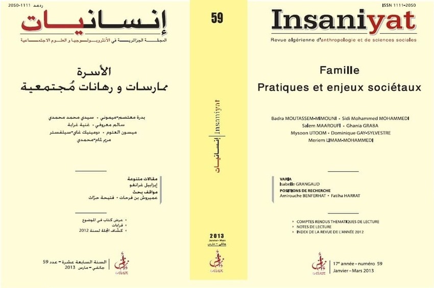 cover_caption 59 – Famille : Pratiques et enjeux sociétaux