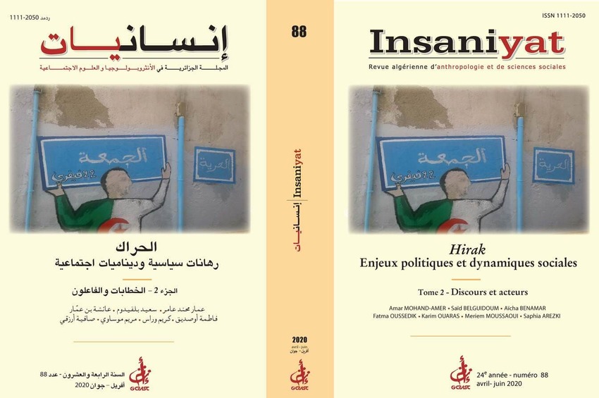 cover_caption 88 – Hirak, enjeux politiques et dynamiques sociales. Tome 2 : Discours et acteurs